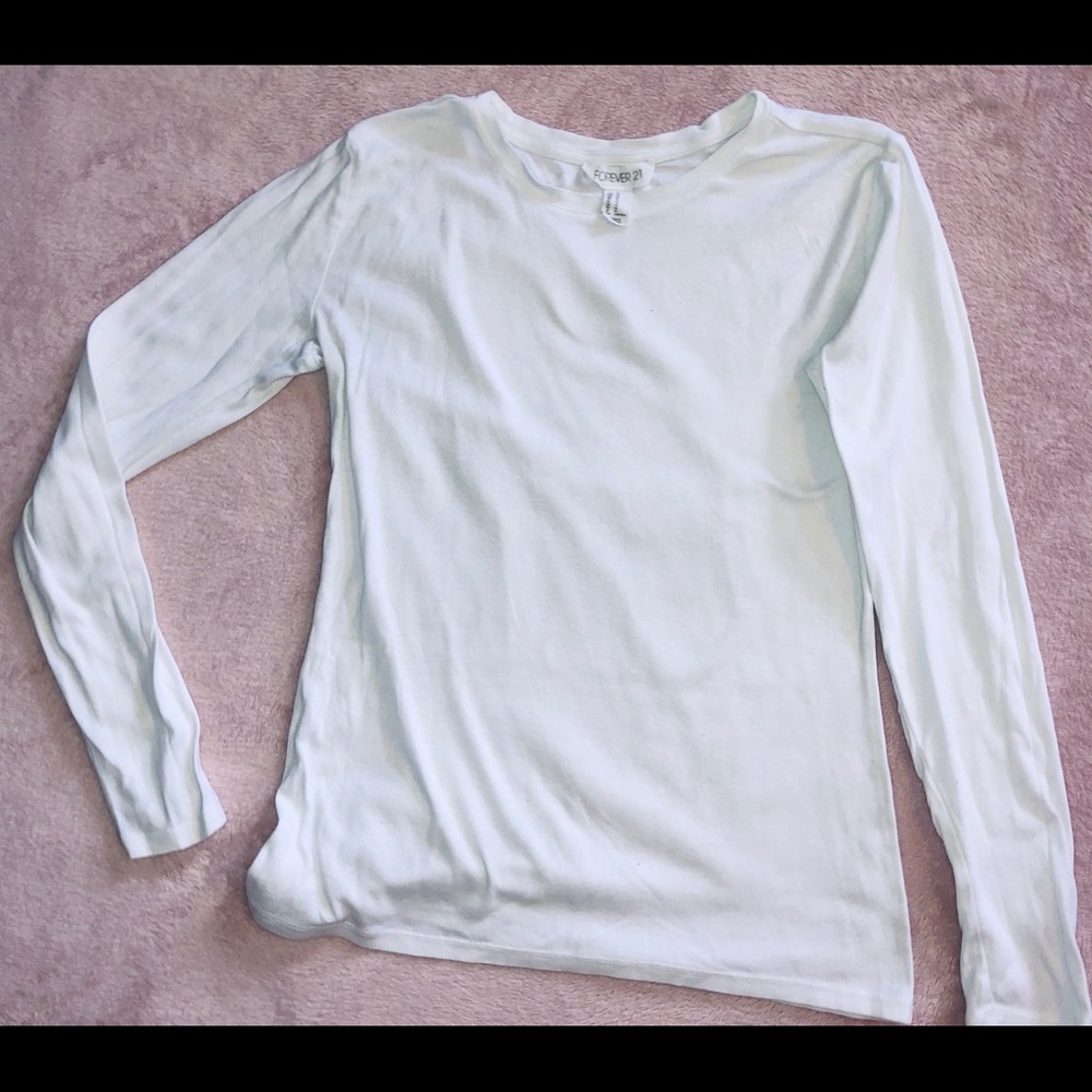 Solid White Long Sleeve